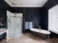 Черный цвет в интерьере ванной комнаты